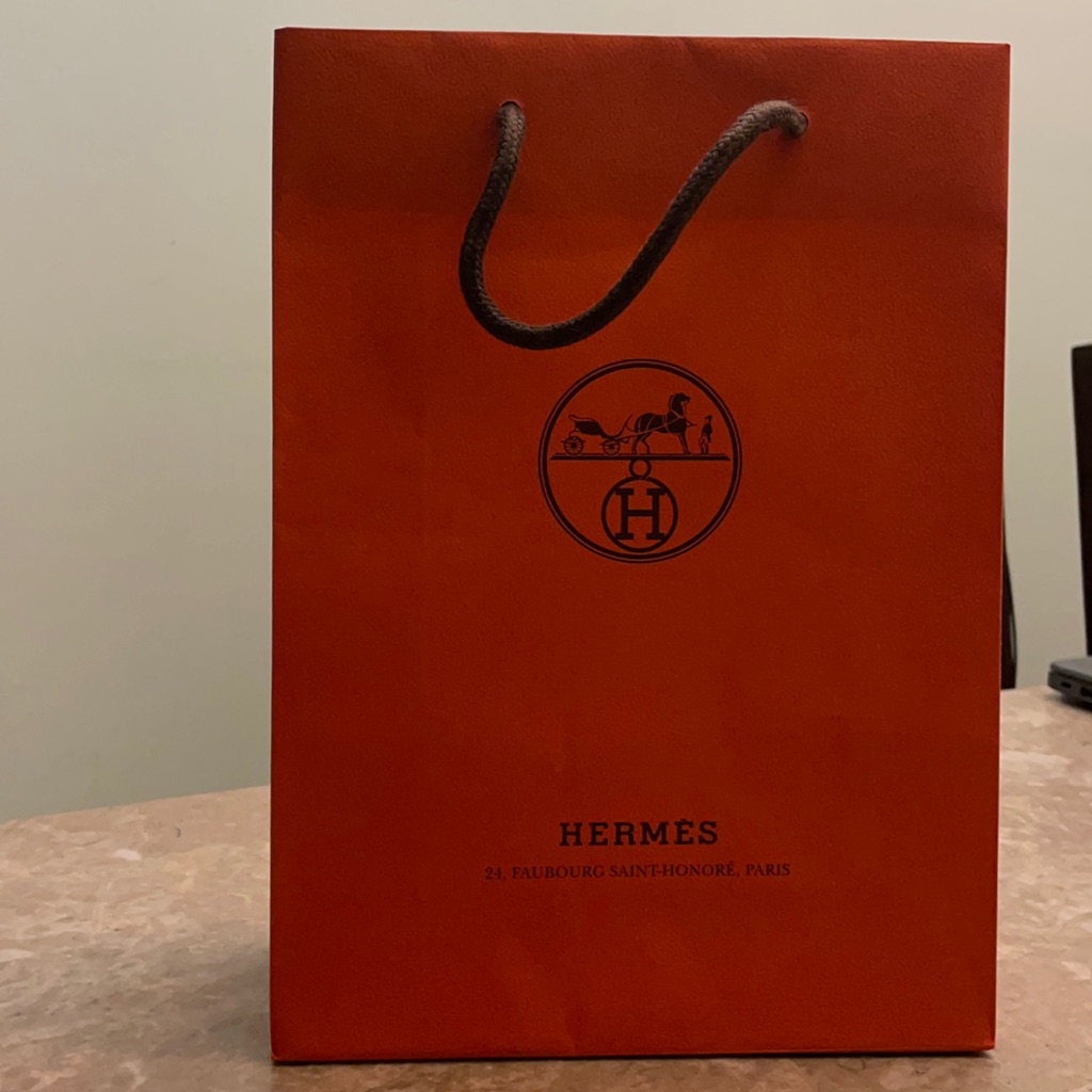 Herms Authentic Shopping Bag